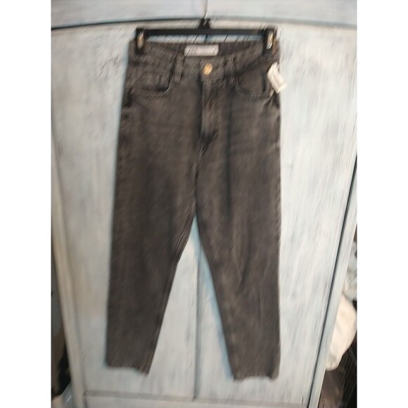 Zara Size 2 Distressed Gray Denim Jeans - Picture 3 of 8
